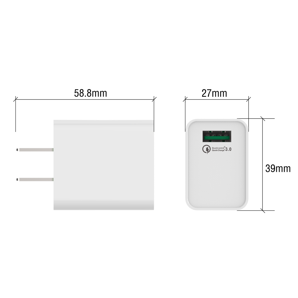 QC3.0 Single USB