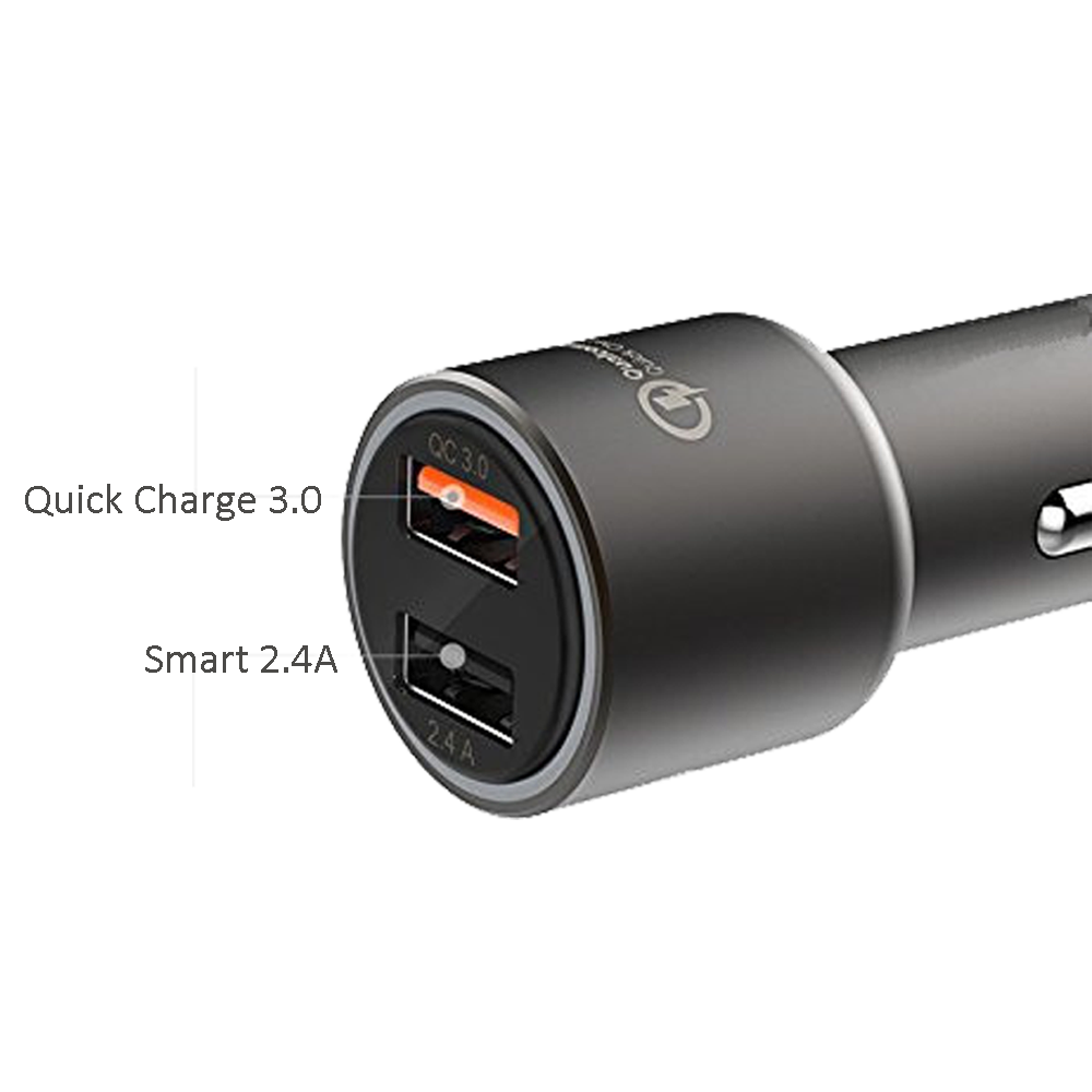 QC18W+5V 2.4A Car Charger
